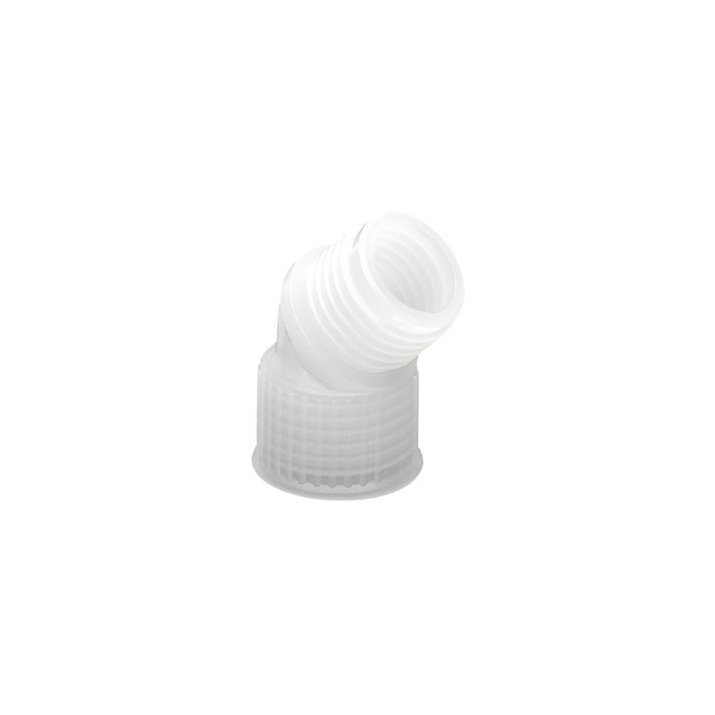 Kartuschenadapter-Ellenbogen 45° M15 auf M15 1 Kartuschenadapter-Ellenbogen 45° M15 auf M15