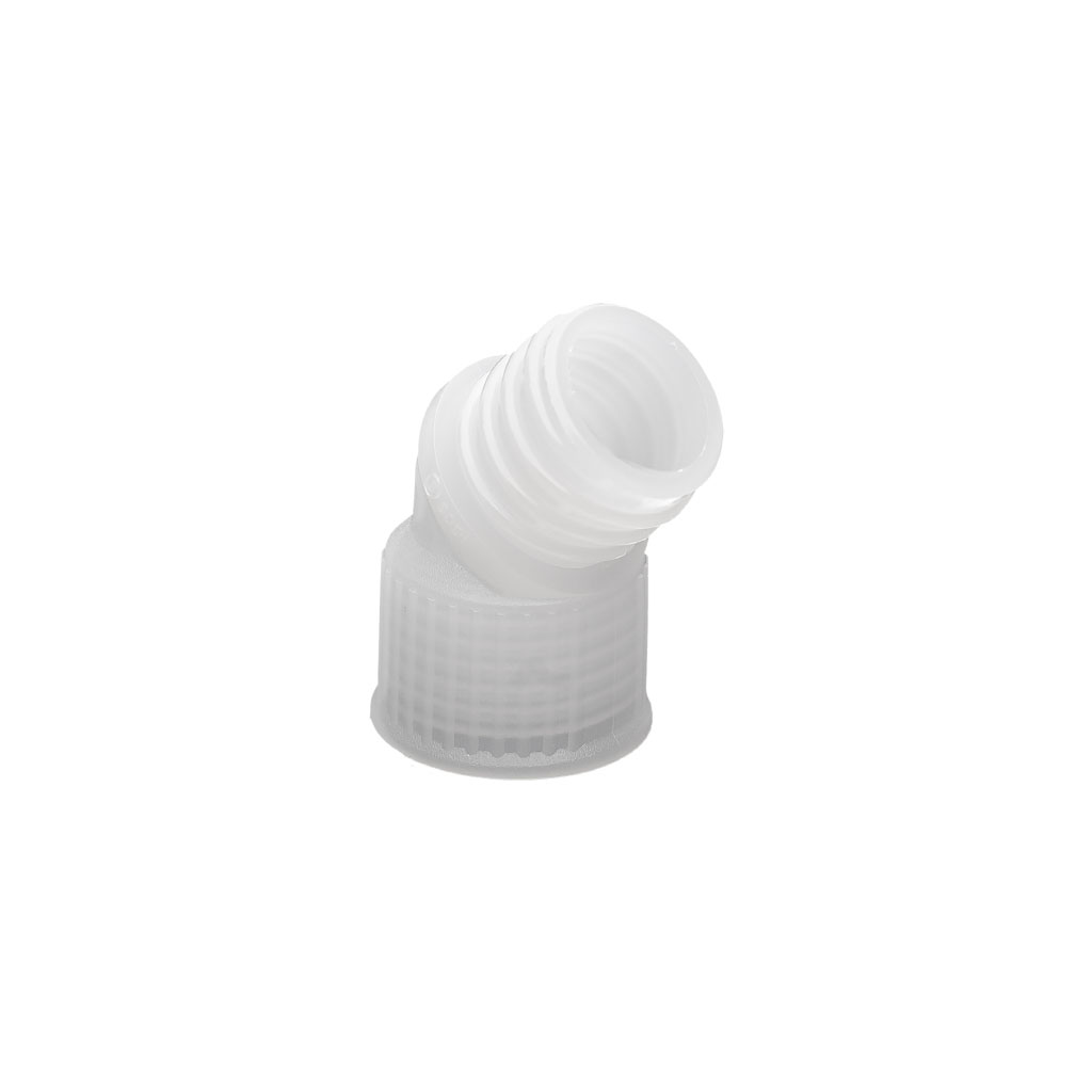 Kartuschenadapter-Ellenbogen 45° M15 auf S15 1 Kartuschenadapter-Ellenbogen 45° M15 auf S15