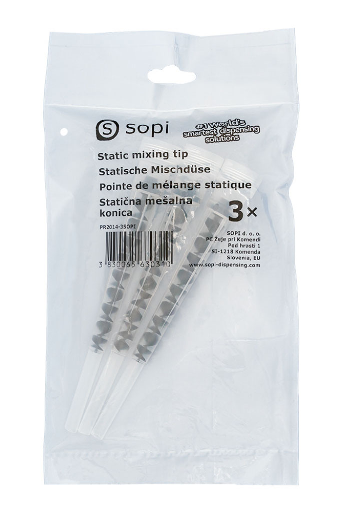 Pack Static mixing tip 3 pcs/bag 1 Pack Static mixing tip 3 pcs/bag